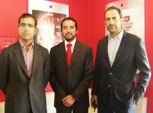 Manuel Funcia, Diego Fernández y Luis Dhimes.