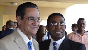 Los doctores Genaro Rodríguez e Iván Grullón Fernández.